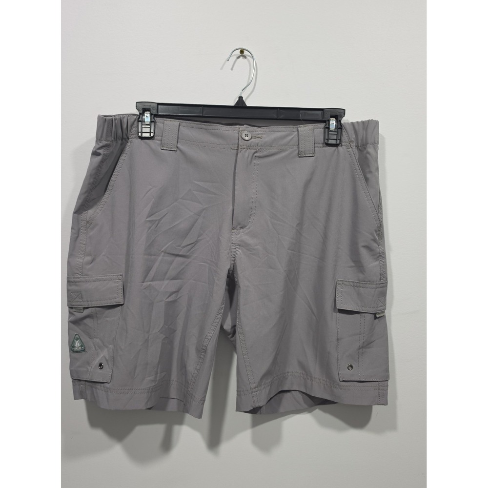 Clearwater Outfittets Shorts Mens XL Polyester Spadex Gray Fishing Outdoors